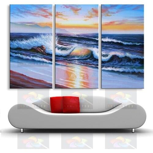 Hand Painted oil painting on canvas modern Best Art Seascape oil painting directly from artist SE-046