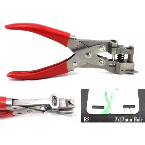 Manual R5 and 5mm Round Hole ID Business Criedit PVC Paper Card Corner Rounder Punch Perforating Cutter Pliers