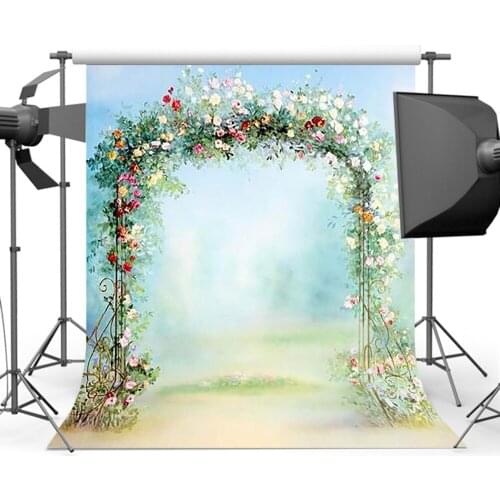 Mehofoto Fairy Tale Garden Photography Backdrops Newborns Photo Background Flower Backdrop Photography Studio Props CM-0567