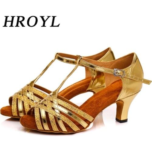 Satin Shining hot flash cloth Womens Latin dance shoes Ballroom dance shoes Party Square dance shoes soft heel 6cm