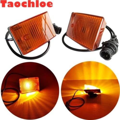 1Pair 24V Corner Lights Signal Lamp For Mercedes Benz MP2 For Actros MP3 MB V8 V6 MP1 1841 2641 2555 3255 3341 4141 Heavy Trucks