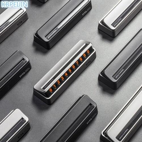 Upscale Drawer style easy to disassemble Car Temporary Parking Card for SsangYong korando kyron rexton 2 rodius accessories