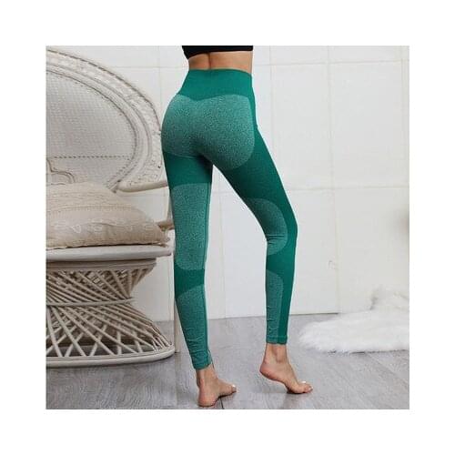 Women High Waist Sport Tights Trousers Push Up Gym Running Sport Leggings Seamless Yoga Pants Fitness Leggings