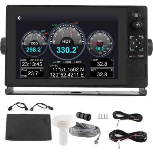 10.1in 4G/WIFI Marine Color Displayer LCD Touch Screen CLASS B AIS Transponder Chart Plotter Beidou GPS Navigator Dual Mode