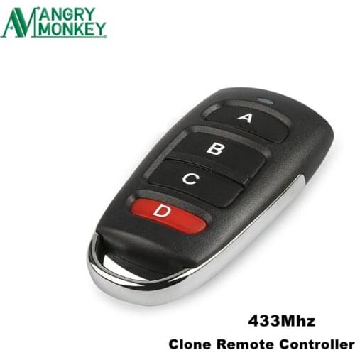 433.92 MHz wireless Copy Remote Control With Battery Garage Door Remote Control Backup Remote Key Clone 1527 PT2264 HT600 etc
