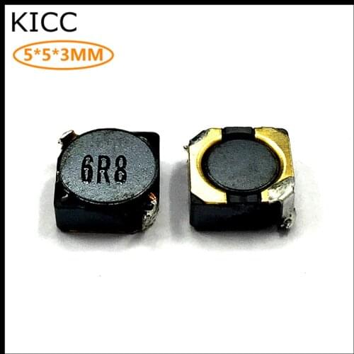 4D28 6.8UH 6R8M 6R8 inductor 5*5*3 Chip Power Shielding inductance 10Pcs
