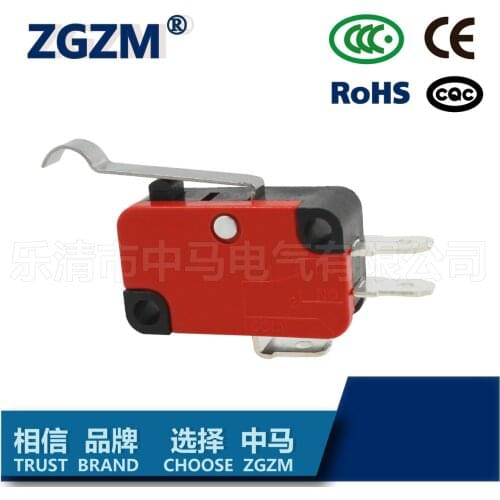 HWEXPRESS 50PCS In Horse Fretting Switch ZW9-5 Ohm Dragon V-154-1C25 Copper Contact 3-5A