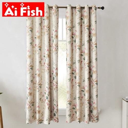 AiFish Curtains In The Bedroom On The Window