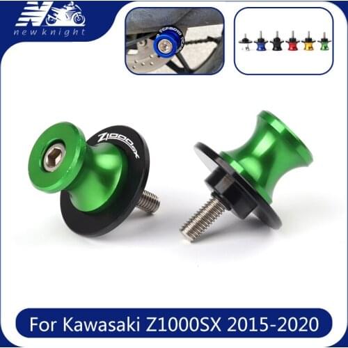 8MM CNC Aluminum Swingarm Spool Slider Stand Screws Motorcycle Accessories For Kawasaki Z1000SX 2015 2016 2017 2018 2019 2020