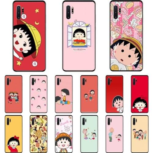 Chibi Maruko Phone Case For Samsung Note8 9 10 20 case for Note10Pro 10lite 20ultra M20 M31 Funda Case