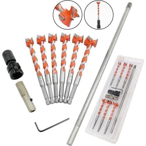 Woodworking Tool Diamond Drill Hammer Hex Shank Set Saw Drilling Wind Batch Extension Thread Size 16mm-25mm Electric Tools