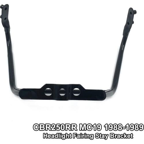 For Honda CBR250 CBR 250 RR MC19 1988-1989 Aluminum Upper Front Headlight Fairing Stay Bracket Holder CBR250RR MC19 moto parts