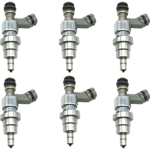 6pcs Fuel Injector Nozzle 23250-46131 2325046131 for Toyota JZX110 1JE-FSE 1JZ-FSE V6 23209-46131
