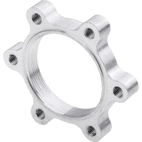 48mm Freewheel Threaded Hubs 6 Bolt Disk Brake Rotor Flange Adapter Replacement for Bicycle Parts Ejes roscados disco