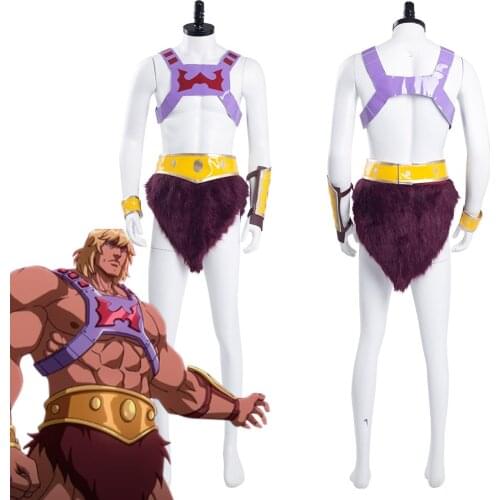 Masters of the Universe: Revelation He-Man Cosplay Costume Halloween Carnival Suit