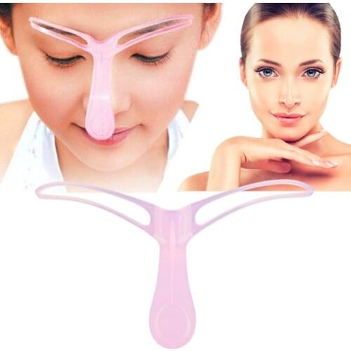 New Eyebrow Grooming Stencil Kit Template Makeup Shaping Shaper DIY Tool 2016 Top Quality
