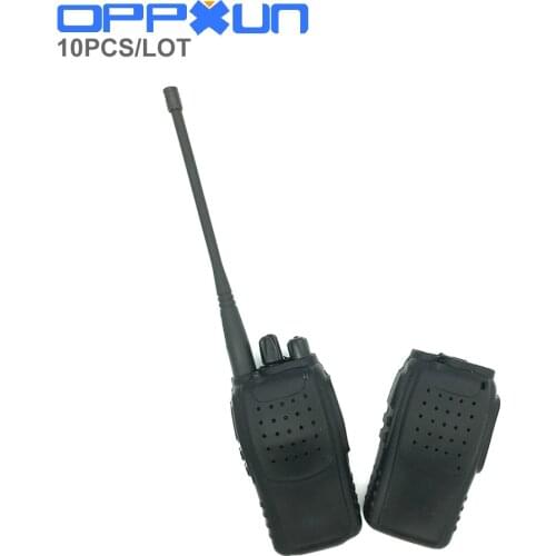 OPPXUN 10PCS Black Rubber Soft Radio Case Holster for Baofeng BF-888s Pofung 888s BF-777S BF-666S two way radio walkie talkie