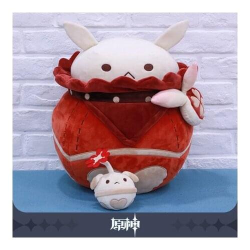 Anime Game Genshin Impact Klee Jump Jump Bomb Plush Doll Cartoon Pillow Official Authentic Holiday Birthday Xmas Gift