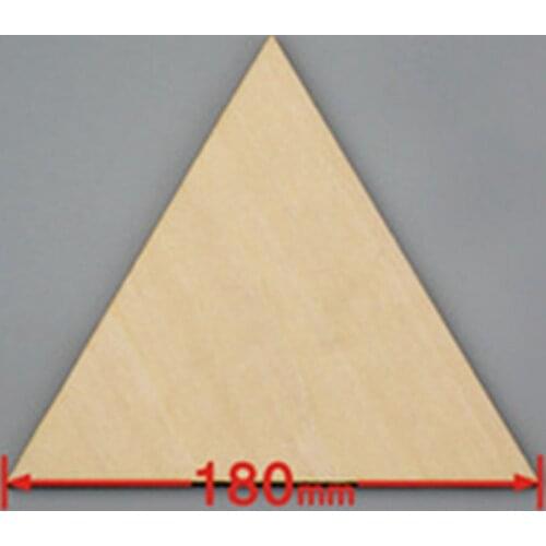 30pcs/lot Blank unfinished wooden 3 Angle crafts supplies laser cut rustic wood wedding rings ornaments 180mm 017814