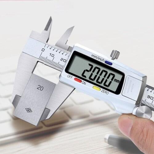 Stainless Steel Vernier Calliper with Electronic Digital Display High Precision 0-150mm measuring tool stainless steel caliper