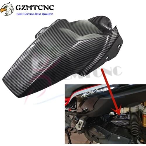 Scooter Accessories for Honda AVD150 ADV 150 19 20 Enlarge Rear Fender Mud Guard Wheel Hugger Fiber Pattern Mudguard Protector