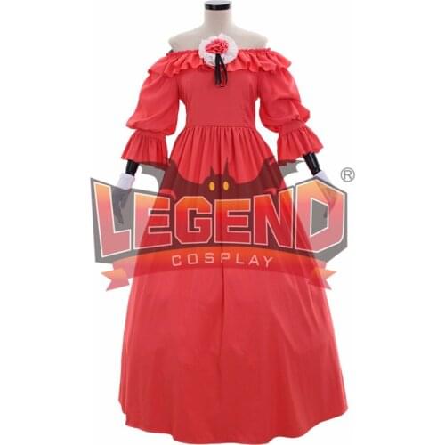 Medieval Civil War Dresses Southern Belle dress red dress custom made