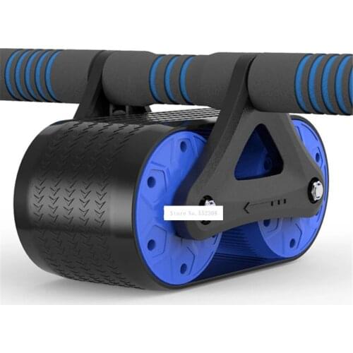 Rebound Power Roller Double Wheel Ab Coaster Low Noise Abdominal Muscle Wheel Home Gym Abdomen Trainer Indoor Fitness Equipment
