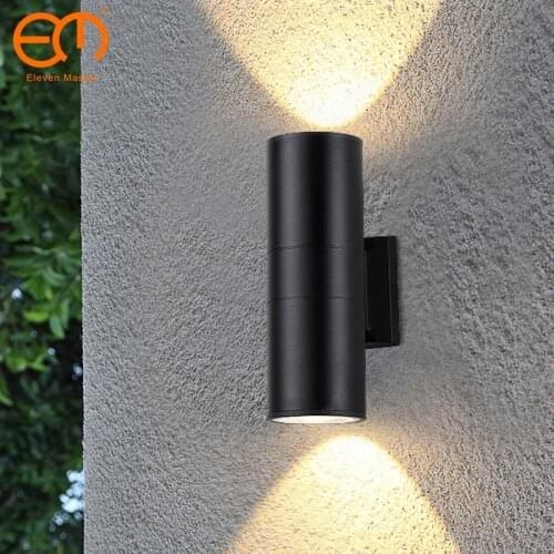 Black gray up down outdoor wall light 6W 10W 20W 30W 36W porch garden waterproof home lighting outdoor ZBW0015