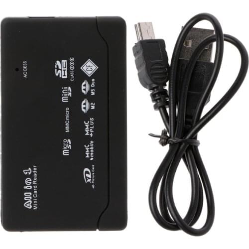 All-In-One Memory Card Reader For USB External Mini SDHC M2 MMC XD CF