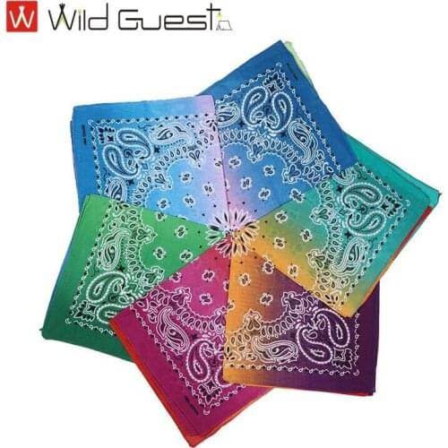 1 Pcs Fashion Women Print Bandana Scarf Hip-Hop Cross Turban Headband Face Mask Hair Tie Vintage Multifunctional Square