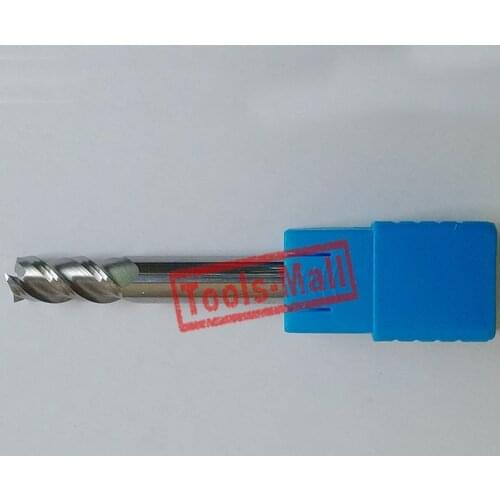 1pc 8mm D8*20*D8*60 HRC50 3 Flutes Milling cutters for Aluminum CNC Tools Solid Carbide CNC flat End mills Router bits