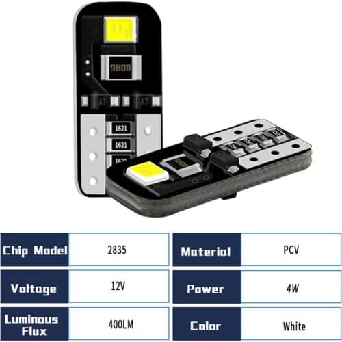 10X 12V T10 194 168 W5W SMD LED Car HID White CANBUS Error Free Wedge Light Bulb Reading Lights Car Accessories Decorative Lamp