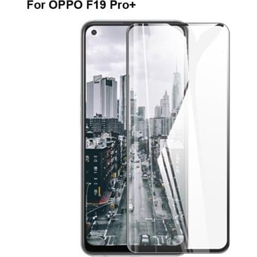 2pcs 9H Full Cover Screen Protector glass For OPPO F19 Pro+ 5G Full Coverage Protective Tempered Glass For OPPO F 19 Pro+ 5G