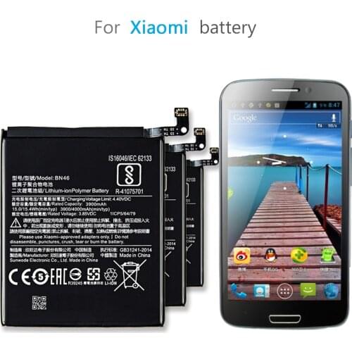 For Xiao mi BN31 BN41 BN43 BN46 BM46 BM48 Battery For Xiaomi Redmi Note 2 3 3S 3X 4 Prime 4X 4A 5 Plus 5A 6 Pro 6A 7 8 8T GO K20
