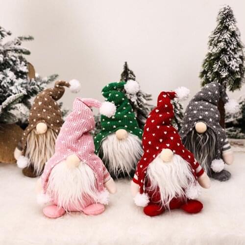 Faceless Gnome Santa Claus Christmas Tree Doll Pendant Hanging Ornament Christmas Home Decoration New Year Gifts Dropshipping