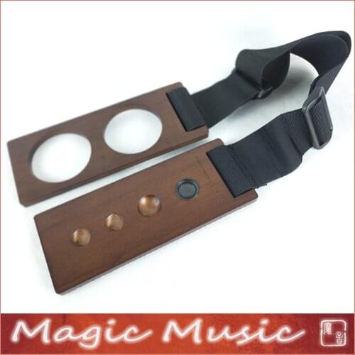 Free shipping! Cello End Pin Stopper Endpin Holder with Adjustable Black Strap, Wooden Anti-slip Holder for All Size Cellos