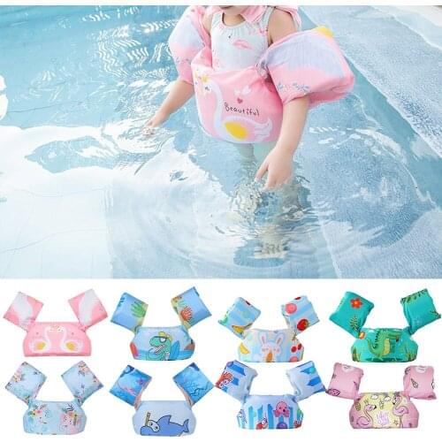 Children Swimming Arm Sleeve Floating Ring Safe Life Jacket Buoyancy Vest Baby Swimming Equipment Armbands Thicken Life Vest