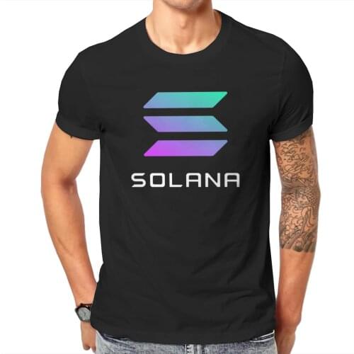 Men Solana SOL Anime Currency Coin Funny Classic Top Quality T-shirts