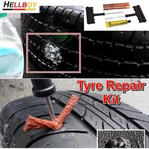 Tubeless Puncture Car Wheel Tire Repair Tools Kit For Audi A3 A4 A5 A6 A7 A8 Q2 Q3 Q5 Q7 Q8 TT R8 Tyre Studding Tool Accessories