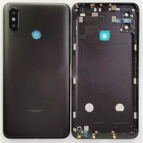 BaanSam New Battery Back Cover For Xiaomi Mi Max 3 (6.44 Inch ) Housing Case With Camera Lens Without Power Volume Buttons