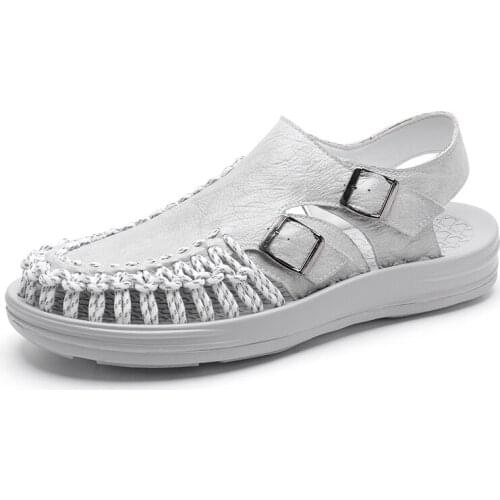 Lovers anti-slip style shoe mesh man new minimalist casual sandalia hombre masculina spring beach sport playa flops autumn for