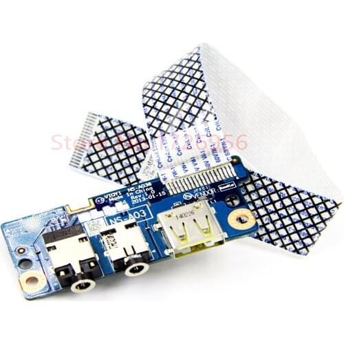 Original USB Audio JACK Board For LENOVO Y500 Y510P VIQY1 NS-A036 QIQY6 NBX0001760J