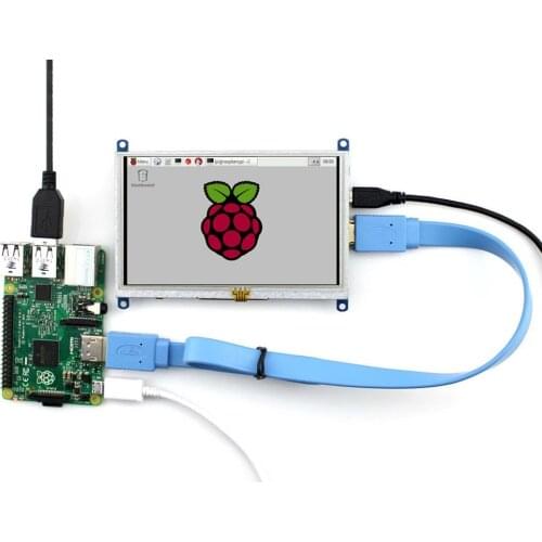 Raspberry Pi 5 inch HDMI LCD Display Module Touch Screen Support Raspberry Pi 3 Banana Pi Beaglebone Black USB Touch Control
