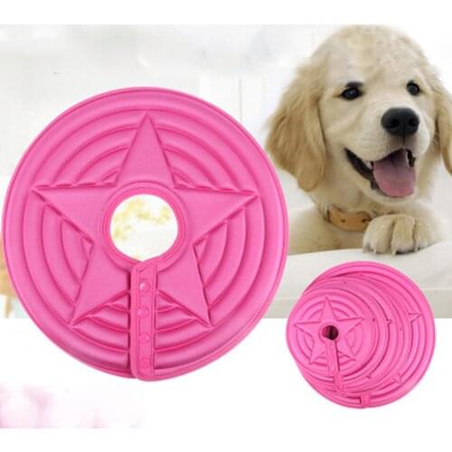 Adjustable Dog Anti-bite Elizabethan Collar Protective Pet Anti-lick Cat Collars Kitten Puppy Neck Recovery Cone Collar Circle