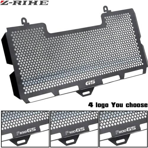 For BMW F650GS F700GS F800GS 2008 2009 2010 2011 2012 2013 2014 2015 2016 Stainless Steel Radiator Grille Guard Cover GS LOGO