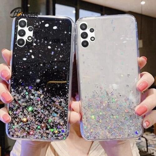 Luxury Bling Glitter Phone Case For samsung galaxy A32 A326B A52 A72 5G 4G Silicon Cover For samsung A 32 52 72 5 4 G Back cover