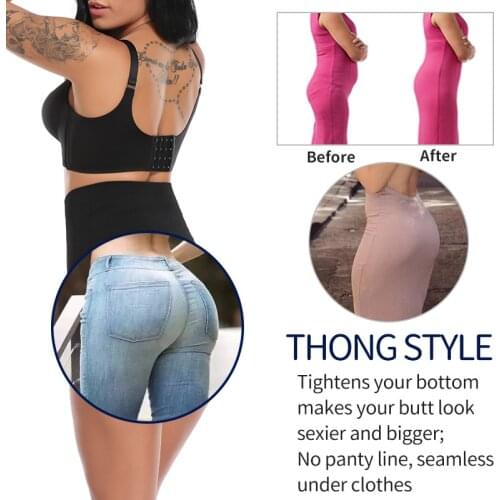 Thong Tummy Control Slimming Panties Waist Trainer Seamless Steel Bones Shapewear Reducing Body Shaper Fashion Women Shapers