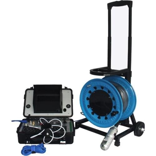 Waterproof deep well detection remote control borehole drain inspection camera with DVR V8-3288PT-2
