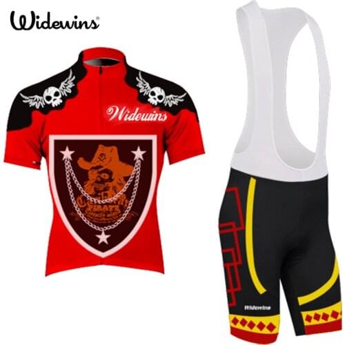 Widewins cowboy jersey world champion leader cowboy cycling jersey quick-dry bike clothing MTB Ropa Ciclismo Bicycle maillot 500
