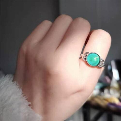 Women Creative Ring Color Change Temperature Sensing Ring Women Unique Charms Gifts Colorful Sensor Rings Jewelry Gift